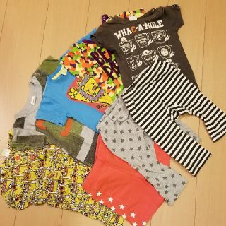 ジャンクストアー(JUNK STORE)の95ｾﾝﾁ夏物7点+パジャマ上下まとめ売り(Tシャツ/カットソー)