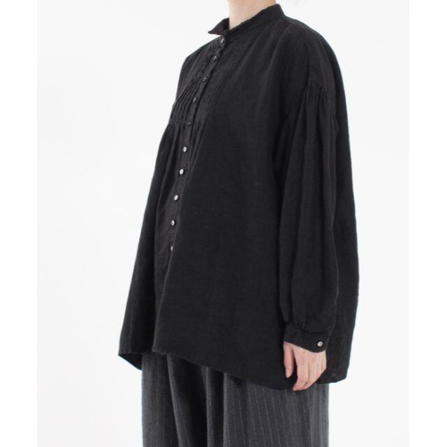 nest Robe(ネストローブ)のnest Robe リネン タック ブラウス シャツ レディースのトップス(シャツ/ブラウス(長袖/七分))の商品写真