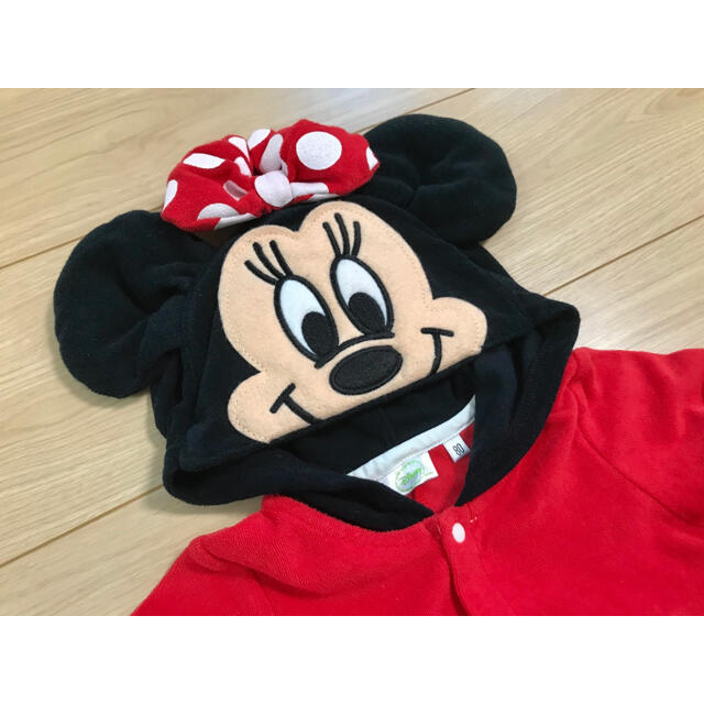 Disney(ディズニー)のDisney ミニー　ロンパース  80cm キッズ/ベビー/マタニティのベビー服(~85cm)(ロンパース)の商品写真