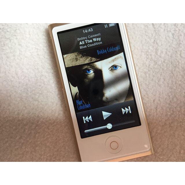 ポータブルプレーヤー【美品】iPod nano 第7世代 16GB ゴールド