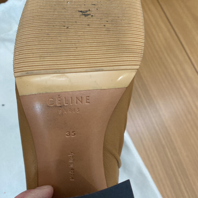 celine(セリーヌ)のceline セリーヌ　ソフトバレリーナパンプス レディースの靴/シューズ(ハイヒール/パンプス)の商品写真