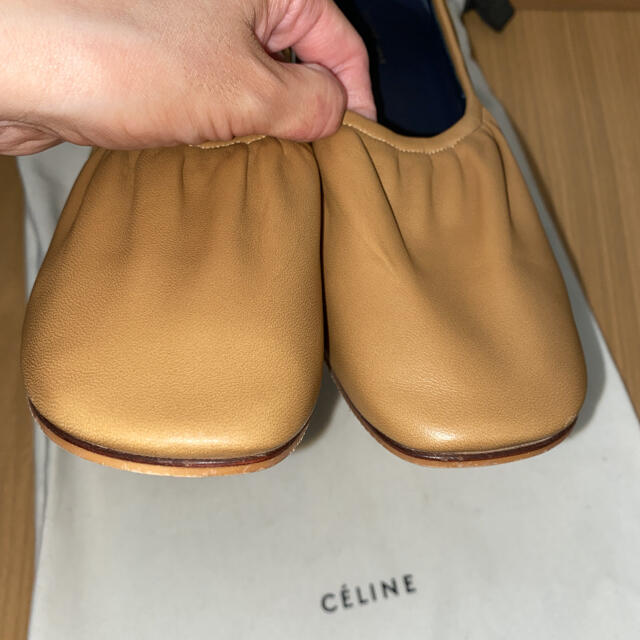 celine(セリーヌ)のceline セリーヌ　ソフトバレリーナパンプス レディースの靴/シューズ(ハイヒール/パンプス)の商品写真