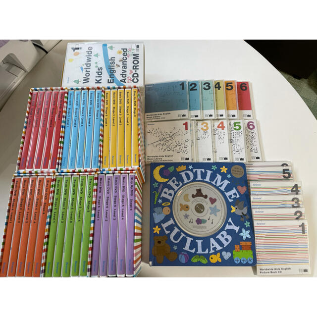 ワールドワイドキッズ DVD、CDセット.CD-ROM.絵本の通販 by miki's