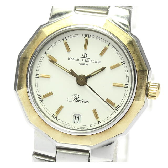 新製品情報も満載時計Baume & Mercier】ボーム&メルシェ リビエラ 5231.038 クォーツ