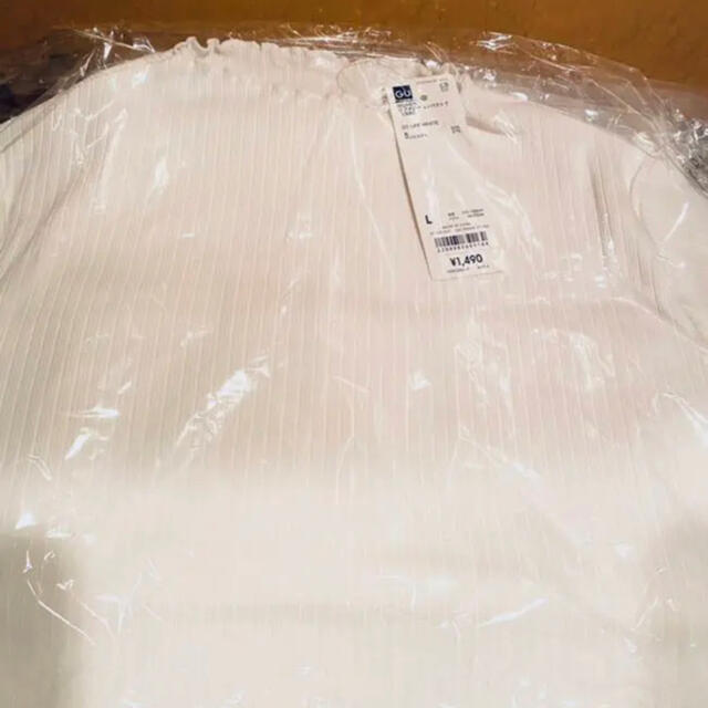 GU(ジーユー)のGU リブメローコンパクトT 長袖Q レディースのトップス(Tシャツ(長袖/七分))の商品写真