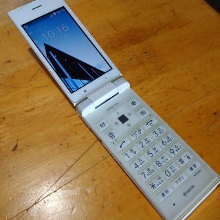 キョウセラ(京セラ)の値下げ!ソフトバンクガラホ携帯電話 NP501KC SIMフリー 白(携帯電話本体)