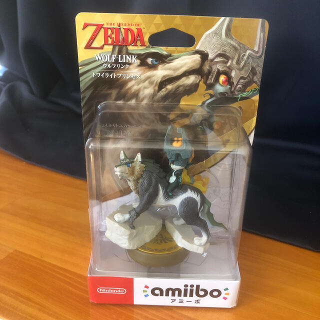 任天堂(ニンテンドウ)の'' amiibo ウルフリンク ''  中古品 エンタメ/ホビーのフィギュア(ゲームキャラクター)の商品写真