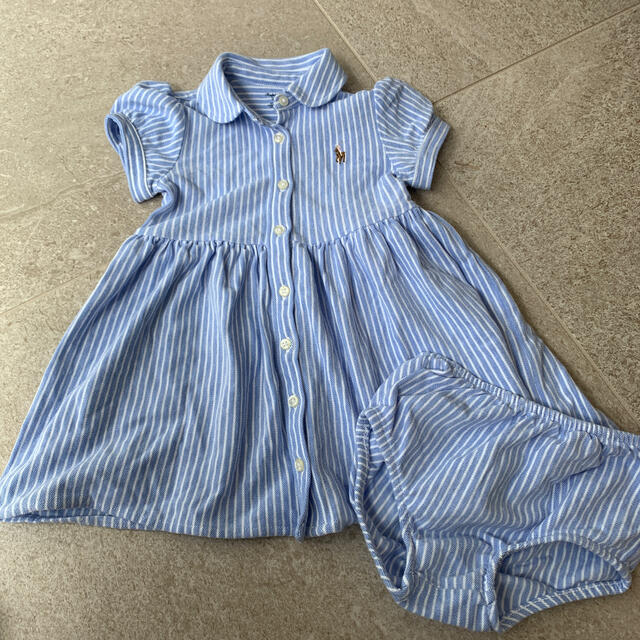 Ralph Lauren(ラルフローレン)のラルフローレン　ベビー　ワンピース　12M 80cm キッズ/ベビー/マタニティのベビー服(~85cm)(ワンピース)の商品写真