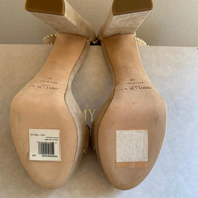 【極美品】JIMMY CHOO☆レースパンプス☆38 1/2 (25.5㎝)☆黒