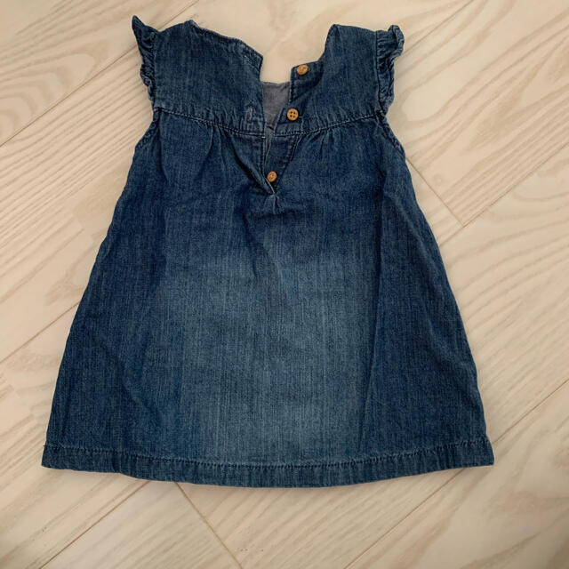 H&M(エイチアンドエム)の2枚セット H＆M ベビー ワンピース 4-6 months キッズ/ベビー/マタニティのベビー服(~85cm)(ワンピース)の商品写真