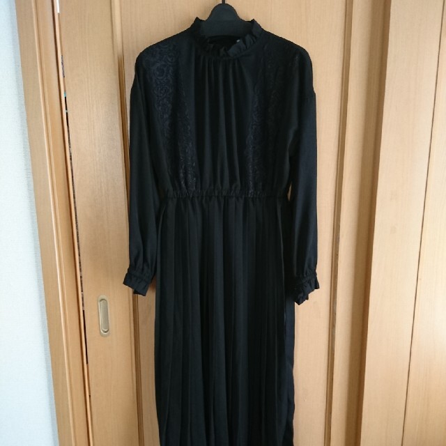 お値下げ☆ブラックフォーマルワンピース レディースのフォーマル/ドレス(礼服/喪服)の商品写真