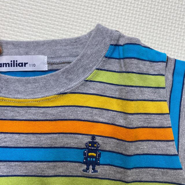 familiar(ファミリア)の【aota様専用】ファミリアTシャツ110センチ キッズ/ベビー/マタニティのキッズ服男の子用(90cm~)(Tシャツ/カットソー)の商品写真