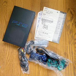 プレイステーション2(PlayStation2)の美品！PlayStation2 本体 箱つき！(家庭用ゲーム機本体)