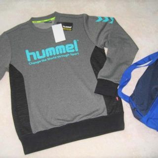 ヒュンメル(hummel)の定価5720円　LL　新品　ヒュンメル　ライトスエット　トレーナー　トレーニング(スウェット)