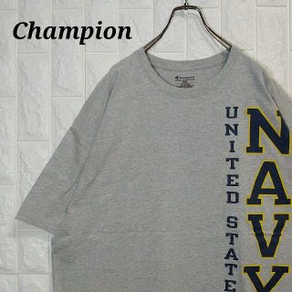 チャンピオン(Champion)のチャンピオン USA古着 半袖 Tシャツ ビッグシルエット NAVY(Tシャツ/カットソー(半袖/袖なし))