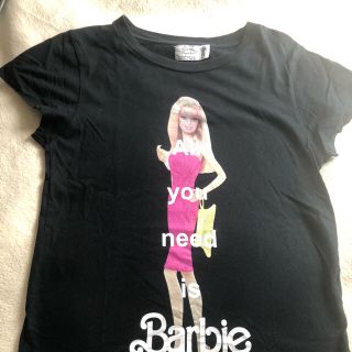 ザラ(ZARA)のZARA＊バービー人形 黒 T-shirt (アイドルグッズ)