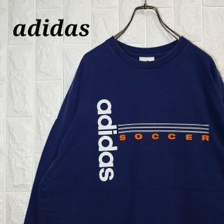 アディダス(adidas)のアディダス USA製 パフォーマンスロゴ ロンT 長袖T 90s(Tシャツ/カットソー(七分/長袖))