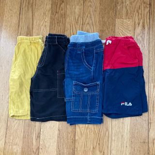 フィラ(FILA)の男の子　120cm ハーフパンツセット　4着(パンツ/スパッツ)