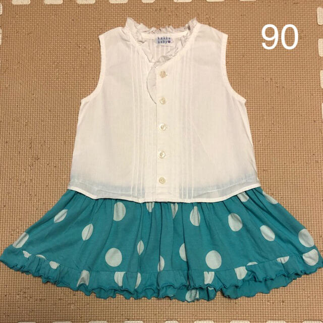 hakka baby(ハッカベビー)のハッカベビー　hakka baby ワンピース キッズ/ベビー/マタニティのキッズ服女の子用(90cm~)(ワンピース)の商品写真