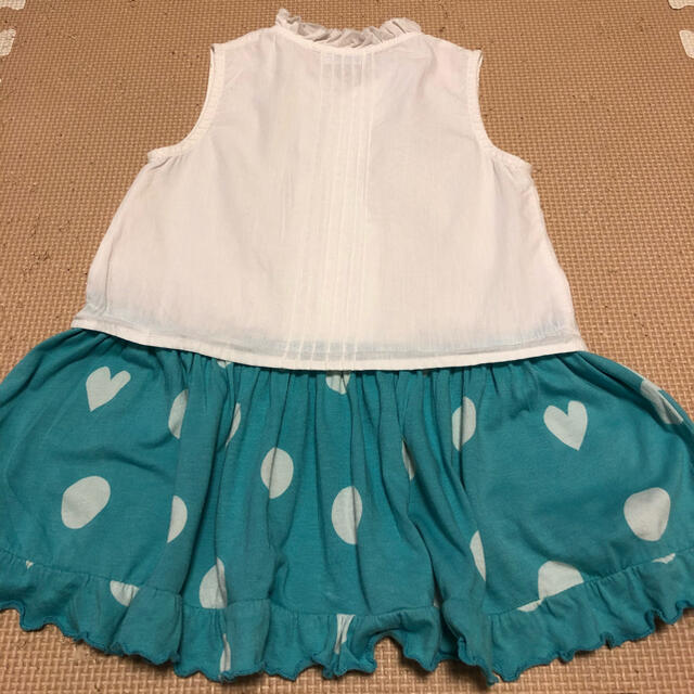 hakka baby(ハッカベビー)のハッカベビー　hakka baby ワンピース キッズ/ベビー/マタニティのキッズ服女の子用(90cm~)(ワンピース)の商品写真