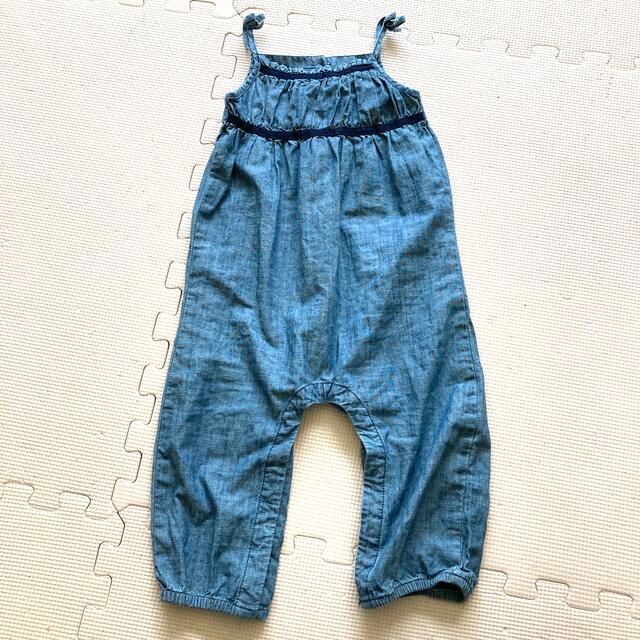 babyGAP(ベビーギャップ)のオーバーオール サロペット ロンパース 90 キッズ/ベビー/マタニティのキッズ服女の子用(90cm~)(パンツ/スパッツ)の商品写真