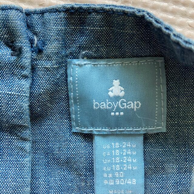 babyGAP(ベビーギャップ)のオーバーオール サロペット ロンパース 90 キッズ/ベビー/マタニティのキッズ服女の子用(90cm~)(パンツ/スパッツ)の商品写真