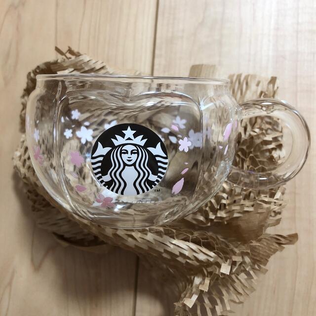 Starbucks Coffee(スターバックスコーヒー)のスターバックス SAKURA2020耐熱グラス　296ml インテリア/住まい/日用品のキッチン/食器(グラス/カップ)の商品写真