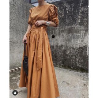 アメリヴィンテージ(Ameri VINTAGE)の【mai様専用】DONUTS SLEEVE DRESS(ロングワンピース/マキシワンピース)