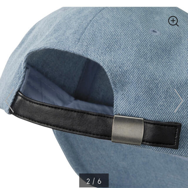 GU(ジーユー)のgu ローキャップ 61ブルー デニムキャップ ライトブルー レディースの帽子(キャップ)の商品写真