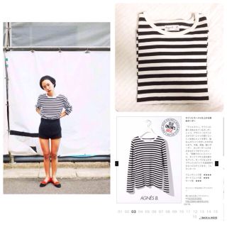 アニエスベー(agnes b.)のアニエス♡定番ボーダーT(Tシャツ(長袖/七分))