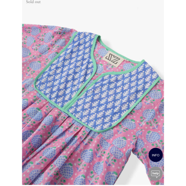 SZ Blockprints Kity Pinapple Print Dress