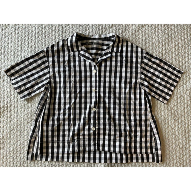 MUJI (無印良品)(ムジルシリョウヒン)の無印良品　チェックシャツ レディースのトップス(シャツ/ブラウス(半袖/袖なし))の商品写真
