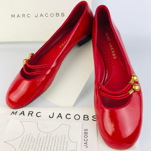 MARC JACOBS(マークジェイコブス)の新品未使用★マークジェイコブス★レザー フラットシューズ(35 1/2) レディースの靴/シューズ(バレエシューズ)の商品写真