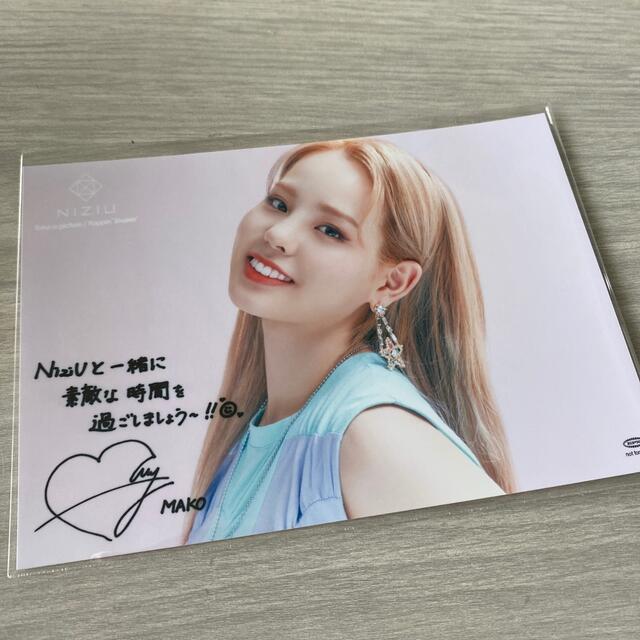 niziu メッセージカード　マコ エンタメ/ホビーのタレントグッズ(アイドルグッズ)の商品写真