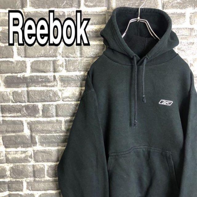 Reebok(リーボック)のリーボック☆スウェットパーカー 古着 ゆるだぼ 90s ワンポイントロゴ g68 メンズのトップス(パーカー)の商品写真