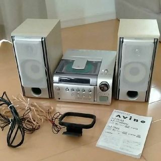 【ジャンク品】KENWOOD　CDコンポ　MDコンポ 　KF-7700WM(スピーカー)