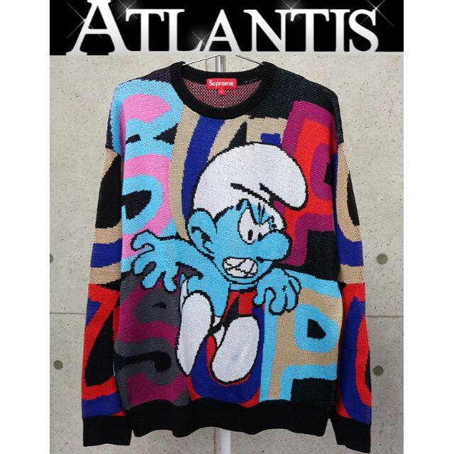 シュプリーム 20FW Smurfs Sweater ニット【83332】