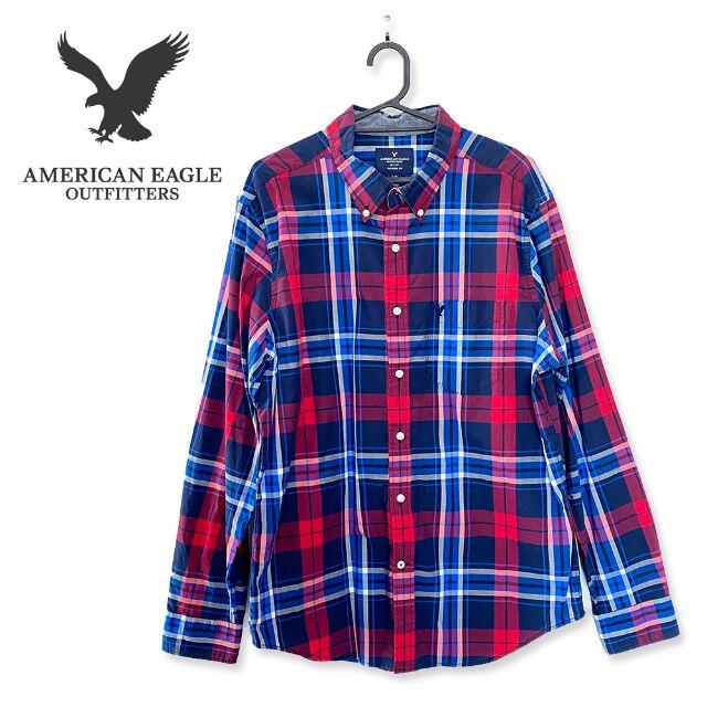 American Eagle(アメリカンイーグル)のAMERICAN EAGLE アメリカンイーグル チェックシャツ メンズのトップス(シャツ)の商品写真