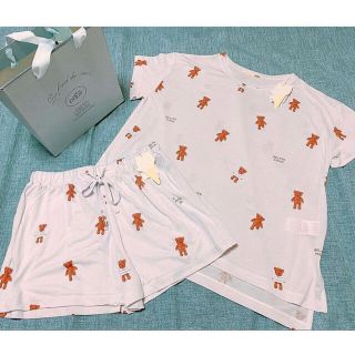 ジェラートピケ(gelato pique)の【完売】ジェラート ピケベア Tシャツ & ショートパンツ(ルームウェア)