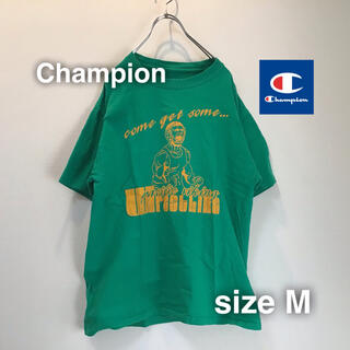 チャンピオン(Champion)のchampion チャンピオン　Tシャツ　M グリーン　緑　コットン100%(Tシャツ/カットソー(半袖/袖なし))