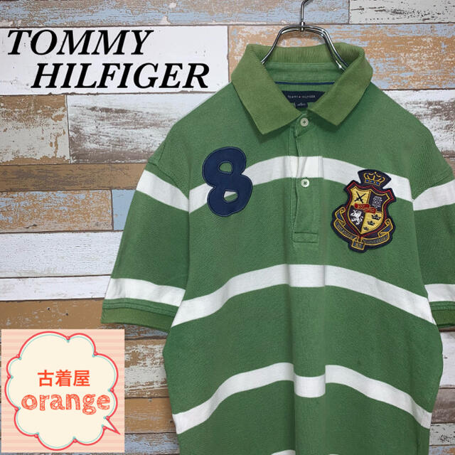 TOMMY HILFIGER(トミーヒルフィガー)の【90s】TOMMY HILFIGER ポロシャツ ラガーシャツ　ボーダー メンズのトップス(ポロシャツ)の商品写真