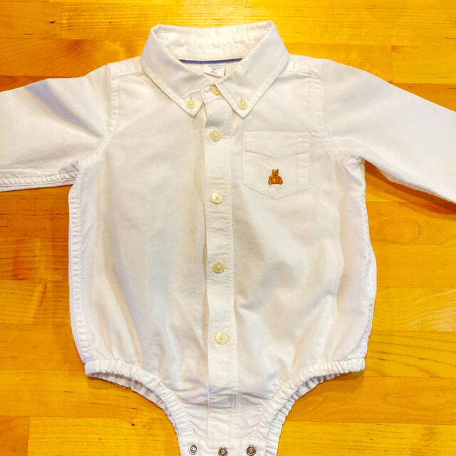 babyGAP(ベビーギャップ)のGAP☆シャツロンパース キッズ/ベビー/マタニティのベビー服(~85cm)(シャツ/カットソー)の商品写真