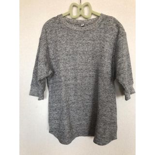 ユニクロ(UNIQLO)のUNIQLO ワッフルクールネックＴ(Tシャツ/カットソー)