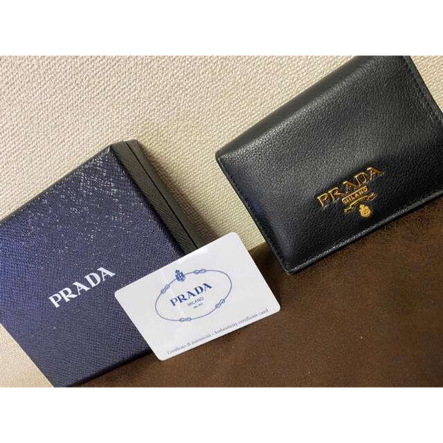 PRADA(プラダ)のPRADA 財布 ブラック 正規品　サフィアーノ レディースのファッション小物(財布)の商品写真