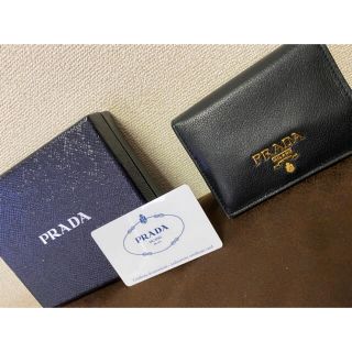 プラダ(PRADA)のPRADA 財布 ブラック 正規品　サフィアーノ(財布)