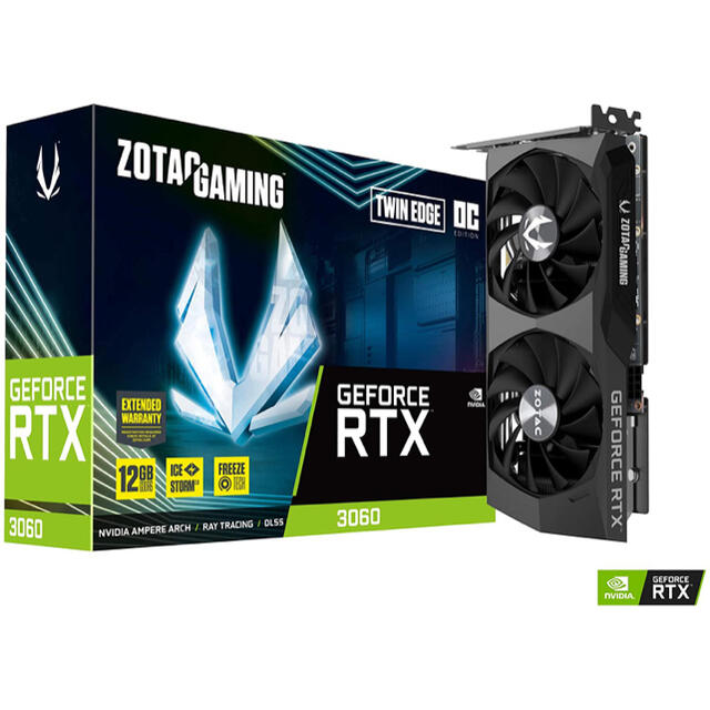 最も優遇 3060 RTX GeForce ZOTAC Twin OCモデル Edge PCパーツ - www