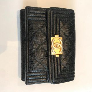 シャネル(CHANEL)のCHANEL  三つ折り　折りたたみ財布　シャネル美品(財布)