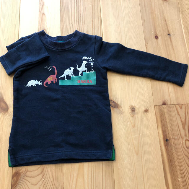 hakka kids(ハッカキッズ)のhakka kids☆ロンＴ☆100cm キッズ/ベビー/マタニティのキッズ服男の子用(90cm~)(Tシャツ/カットソー)の商品写真