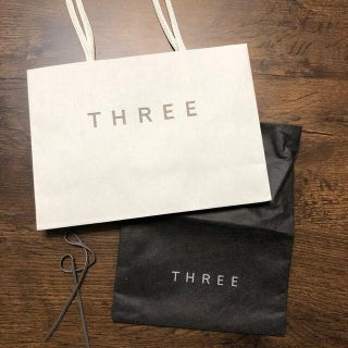 スリー(THREE)のthree ショッパー　ショップ袋　紙袋(ショップ袋)