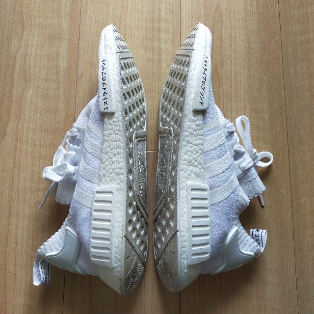 美品 Adidas NMD R1 Japan Triple White 30cm